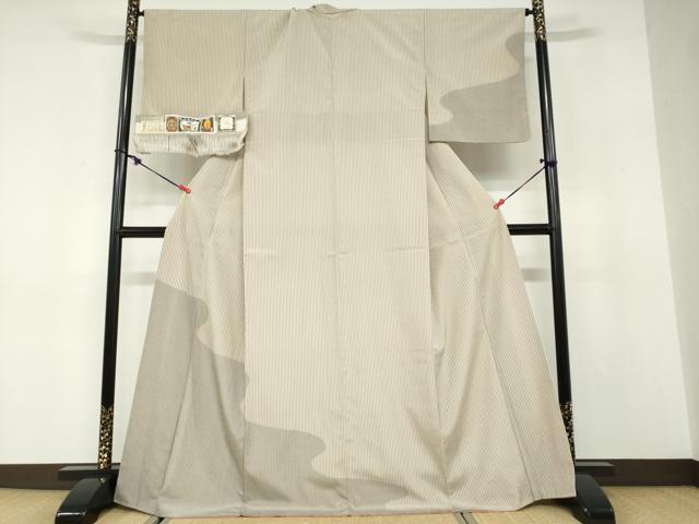 長閑やかさ屋御召しもの●本塩沢 短い訪問着 水流文 証紙付き添い人 正絹 珠玉 DABD9745ud