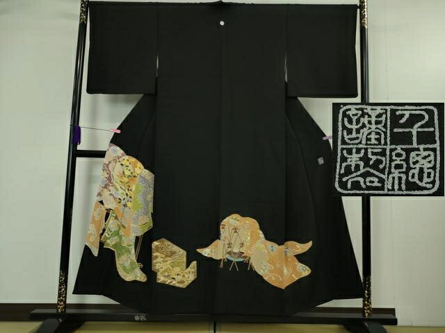 平和屋本店●極上　創業460年・千總　訪問着　駒刺繍　誰が袖　金彩　逸品　DZAB4907kh6｜平和屋 46,800円
