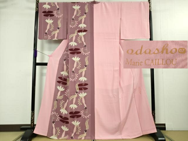 平和屋本店●極上　京都の老舗呉服メーカー ODASHO　小田章　訪問着　片身替わり　Marie CAILLOU　逸品　未使用　DZAB4910kh6｜平和屋