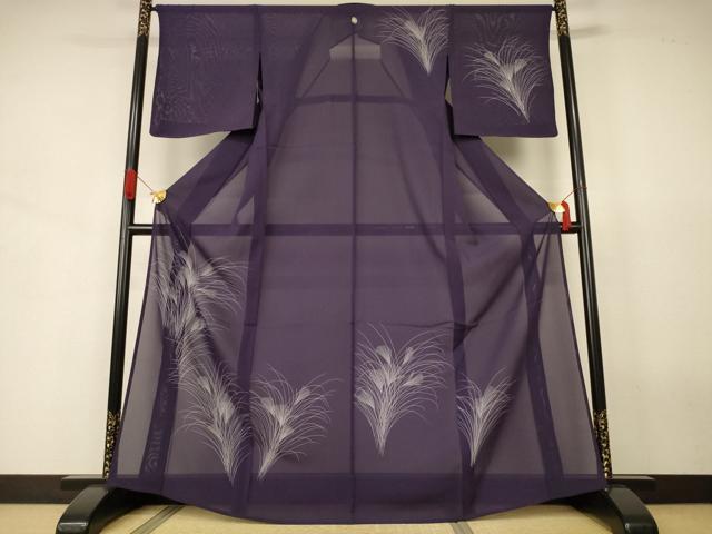 長閑やかさ屋お召しもの＊夏物 短い訪問着 絽 薄文 正絹 珠玉 未当て嵌める AABJ6402jd