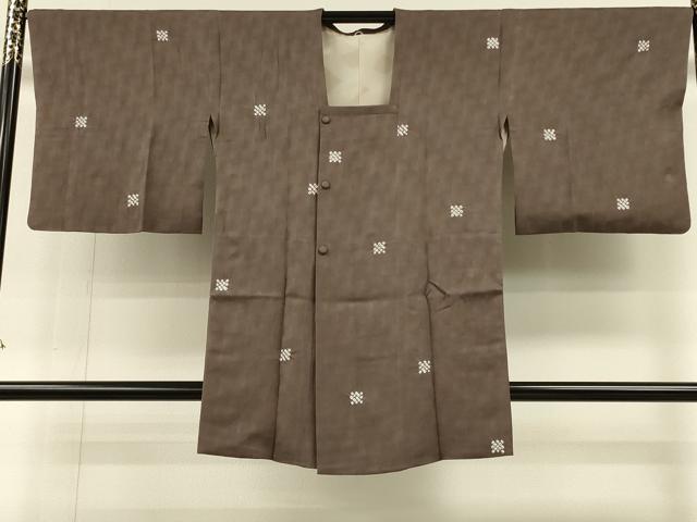平和屋着物∞道行コート 絞り 格子 正絹 逸品 CABH6867in|平和屋