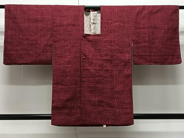 コート作家　三本賢　ポンチョコート 楽天市場】平和屋着物＃コート作家 三本賢 道行コート 濃紅色 正絹