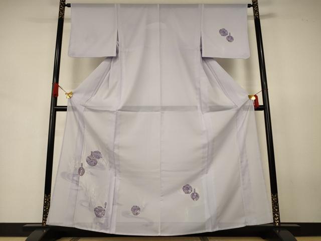 長閑やかさ屋お召しもの＊夏物 短い訪問着 絽 壺 金彩 洗えるお召しもの AABJ6423jd