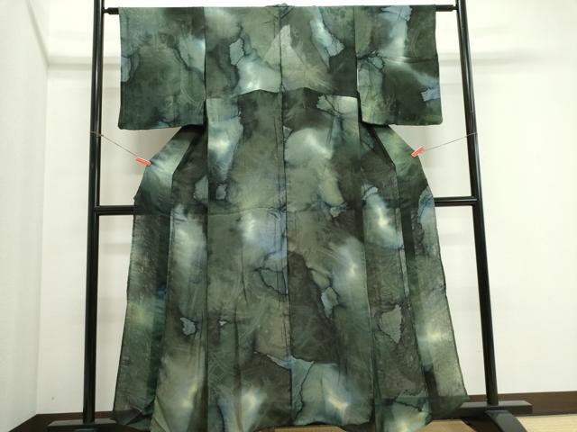 平和屋着物＊夏物 小紋 草花紋紗 霞文 暈し染め さが美扱い 正絹 逸品 CABI6443ou｜平和屋 11,247円