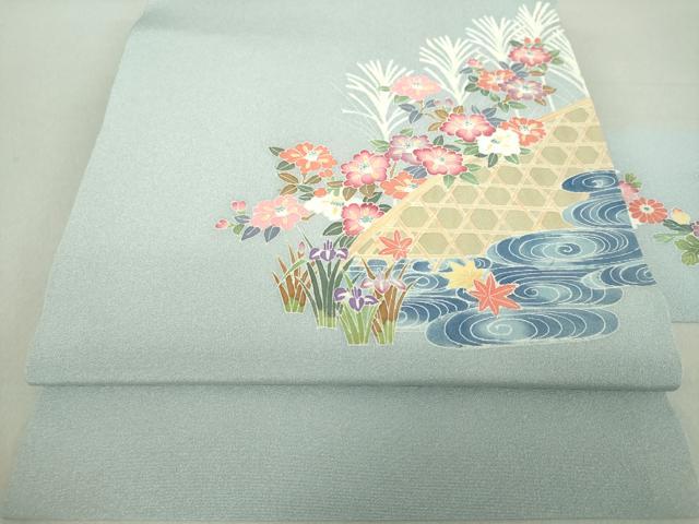 楽天市場】平和屋着物○京都手描友禅 中嶋剛司 蝋彩染 九寸名古屋帯