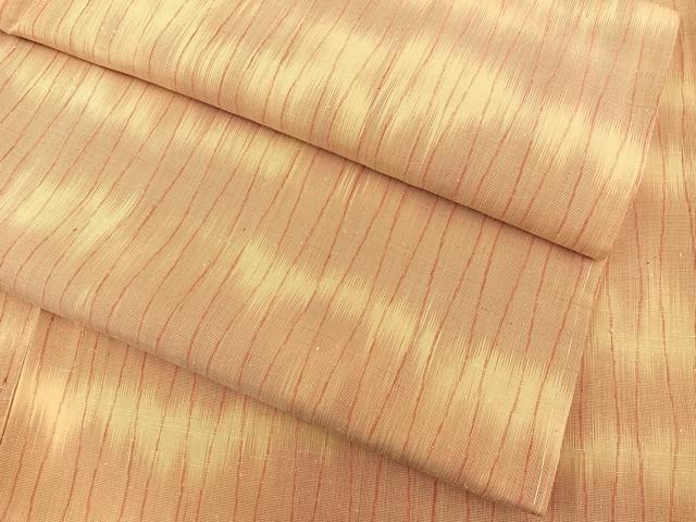 楽天市場】平和屋本店□超希少 林郁作 茶色ぼかし・縞・藍 ロートン織