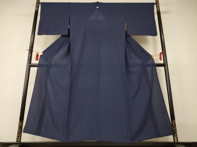 長閑やかさ屋御召しもの＊夏物 色無地 絽 青赤銅色 正絹 珠玉 AABI0687jd
