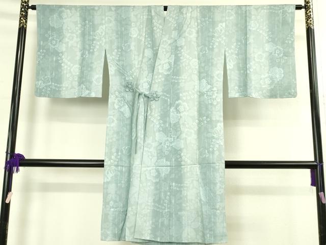 平和屋着物∞極上 道中着 スリーシーズン 春夏秋 塵除け ロング丈 辻が花紋紗 暈し染め 逸品 未使用 DZAB7528kh6|平和屋
