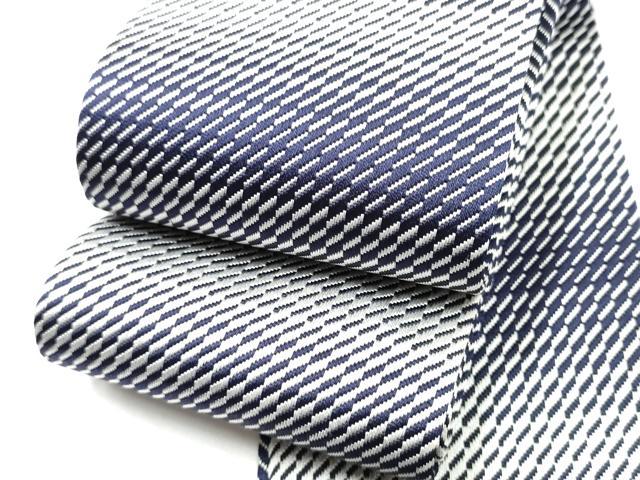 平和屋着物●男性　本場筑前博多織　角帯　斜線文　正絹　逸品　CABF8600hy｜平和屋