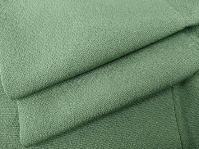 平和屋着物●上質な色無地　若竹色　正絹　逸品　AABG6652cs｜平和屋
