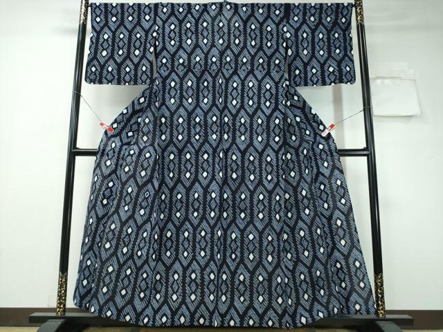 平和屋着物&there4;夏物 浴衣 有松鳴海絞り 幾何学文様 綿 逸品 CAAW1199ng｜平和屋