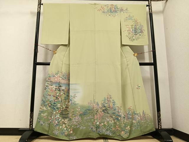 楽天市場】平和屋着物○訪問着 友禅 作家物 松彩 松竹梅草花文 暈し