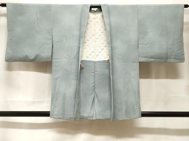 長閑やかさ屋御召しもの＃羽織 笹竹文 暈し染め 金彩 正絹 珠玉 CABF3892電子ボルト