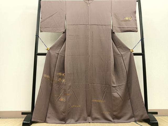 平和屋着物○訪問着 竹屋町刺繍 ほたる暈し 吉祥文 正絹 逸品