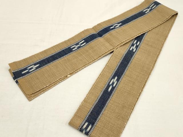 楽天市場】平和屋着物□極上 男性 角帯 岩井茶色地 逸品 DZAA8045kh5  