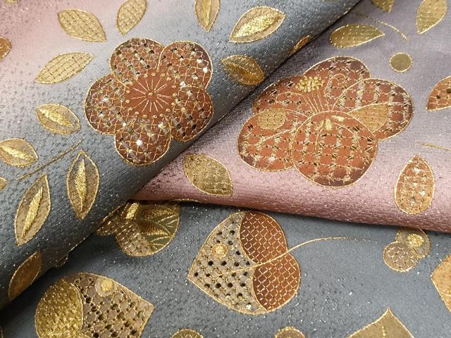 平和屋着物●中国三大刺繍　スワトウ刺繍　訪問着　辻が花　暈し染め　金通し地　正絹　逸品　CABG0541yc｜平和屋