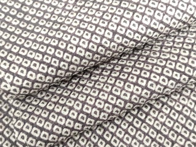 平和屋着物●大変加工の良い総絞り小紋 正絹 逸品 AABH8864cs