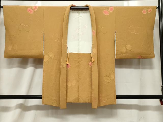 長閑やかさ屋御召しもの＃羽織 絞り 舞蝶文 正絹 珠玉 CABF6197dy