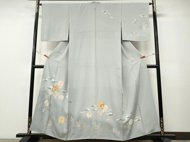 平和屋着物●訪問着　雪輪草花文　暈し染め　金彩　正絹　逸品　CABE7180ut｜平和屋 26,936円
