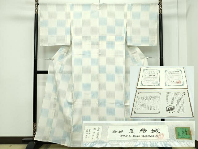 楽天市場】平和屋本店□極上 夏物 本場結城紬 夏結城 重要無形文化財