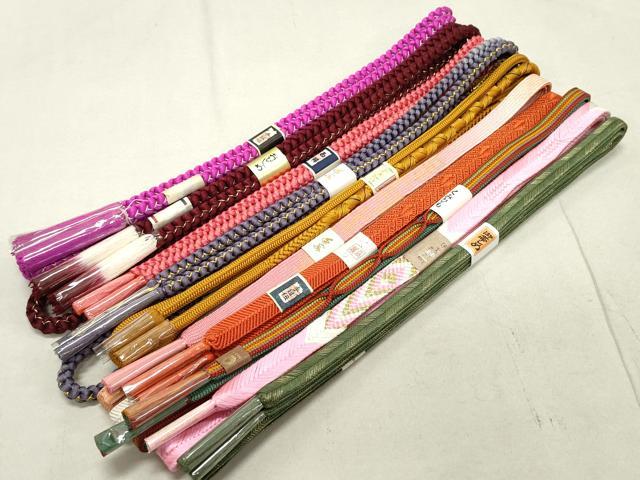 楽天市場】平和屋本店□和装小物 帯締め10本 西陣 佐賀錦 くみひも 手