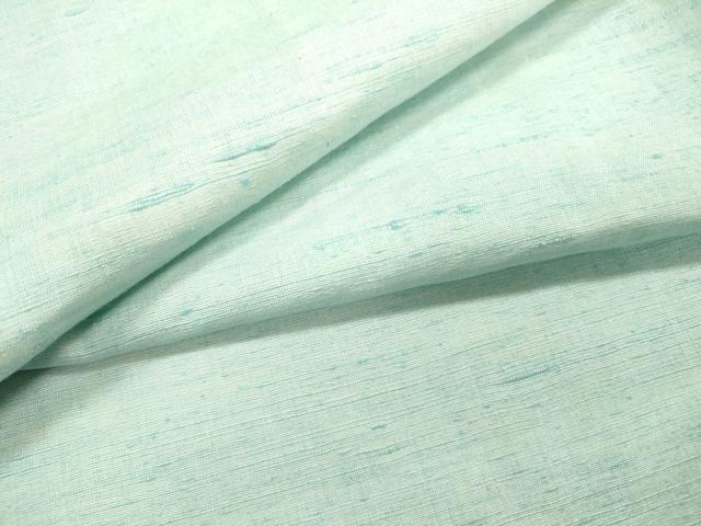 平和屋着物▽上質な紬　単衣　霞文　正絹　逸品　DABD5859fe｜平和屋