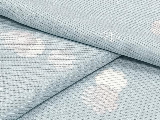 長閑やかさ屋お召しもの＊夏物 小紋 絽 雪輪重ね文 正絹 珠玉 CABI3792xi