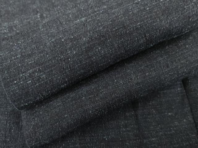 長閑やかさ屋御召しもの●成人男性 結城ちぢみ 杢 正絹 珠玉 AABH8866cs