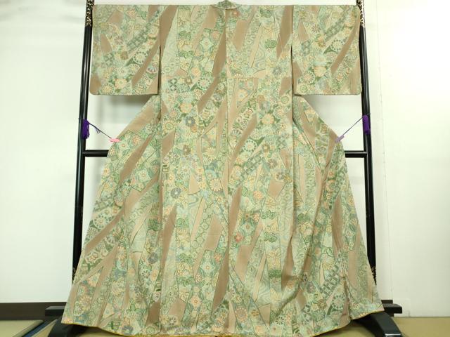 長閑やかさ屋中央局■御前上等 中国三大刺しゅう スワトウ刺しゅう 汕頭刺繍 小紋 鬘帯花文 珠玉 DZAA8398kh5