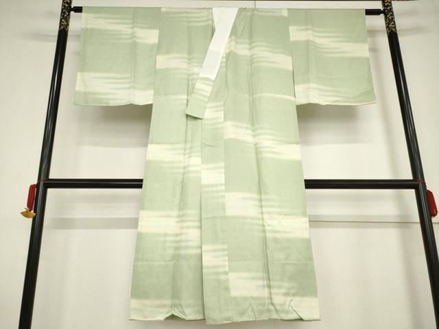 平和屋着物●長襦袢　無双仕立て　霞文　暈し染め　正絹　逸品　未使用　AABF2892ck｜平和屋