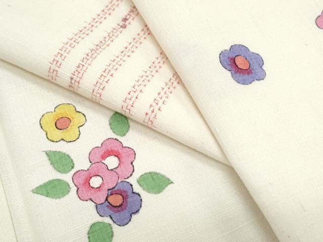 平和屋着物▽上質な紬　単衣　花間道　正絹　逸品　CABF7648th｜平和屋 18,720円