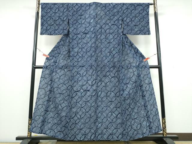 平和屋着物&there4;夏物 浴衣 有松鳴海絞り 七宝文 綿 逸品 CAAW1148ng｜平和屋
