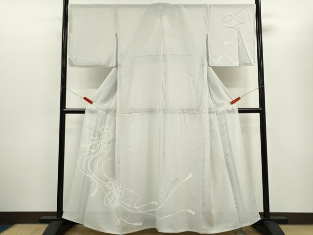 長閑やかさ屋御召しもの＊夏物 短い訪問着 絽 挙げ句の果て紐文 正絹 珠玉 CABG2221ze