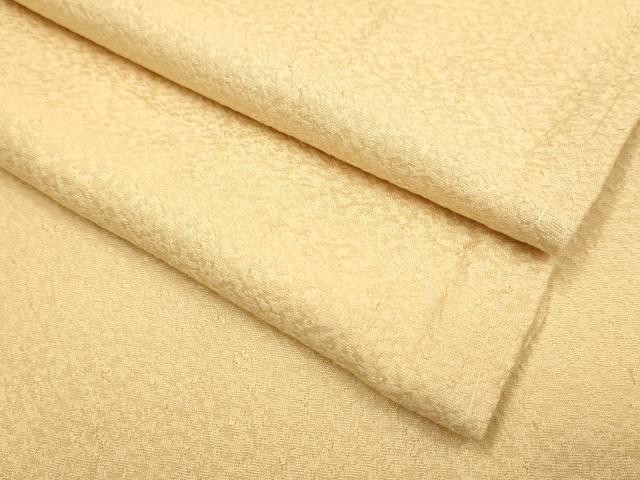 長閑やかさ屋御召しもの●飛び切り 色無地 淡黄味がかった 珠玉 未当て嵌める DZAB2730kh6