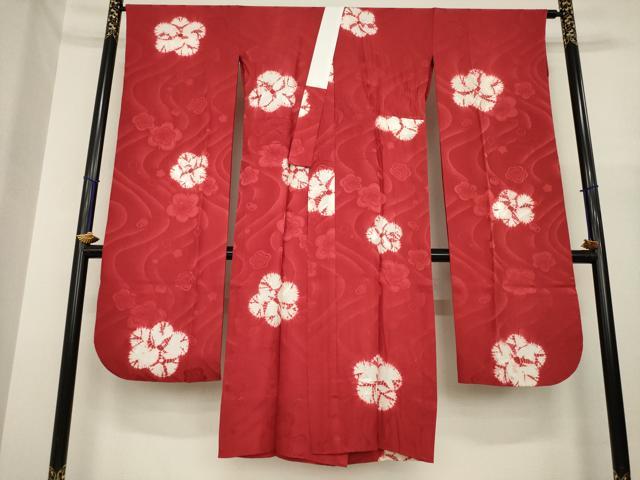 平和屋着物●振袖用長襦袢 無双仕立て 絞り 流水花文 正絹 逸品 AABI8221ck|平和屋