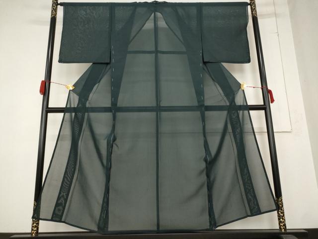 平和屋着物*夏物 紗紬 正絹 逸品 未使用 AABB0550st|平和屋