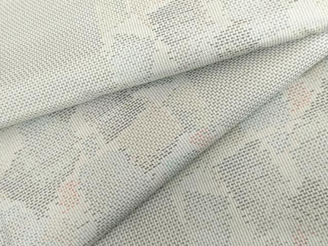 平和屋着物●本場大島紬 一元7マルキ 総絣 散らし文様 正絹 逸品 AABH7234cs