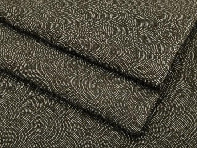 楽天市場】平和屋2□極上 江戸小紋 超極鮫小紋 作家物 黒地 反端付き