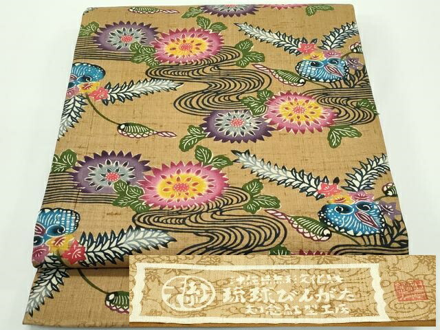 楽天市場】平和屋本店□極上 本場琉球紅型 琉球びんがた 知念紅型研究