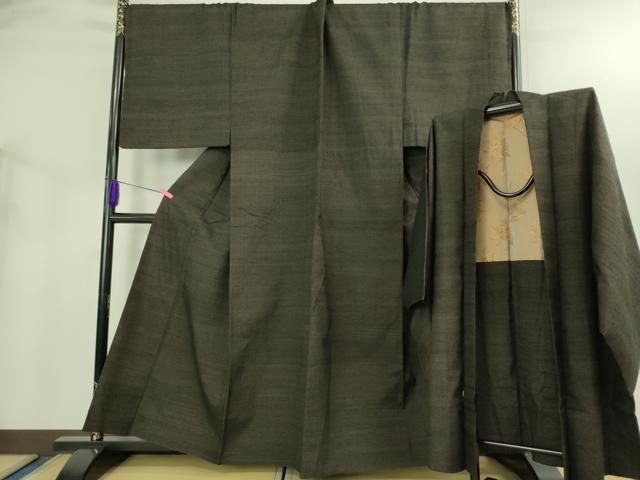 長閑やかさ屋中央局●より良い 成人男性 紬 合奏団 キングサイズ 長羽織 濃縮された赤墨色 珠玉 DZAB3407kh6
