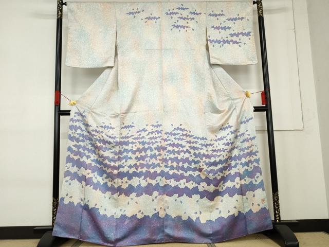 平和屋着物●訪問着　作家物　立波文　暈し染め　正絹　逸品　AABE8616cs｜平和屋