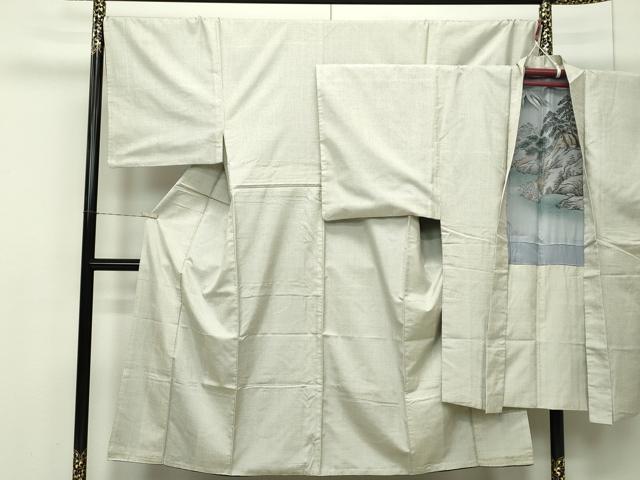長閑やかさ屋中央局●御前上等 成人男性 発祥地大島紬 白大島 合奏団 100亀甲 総端っこ 珠玉 CZAA4757s6