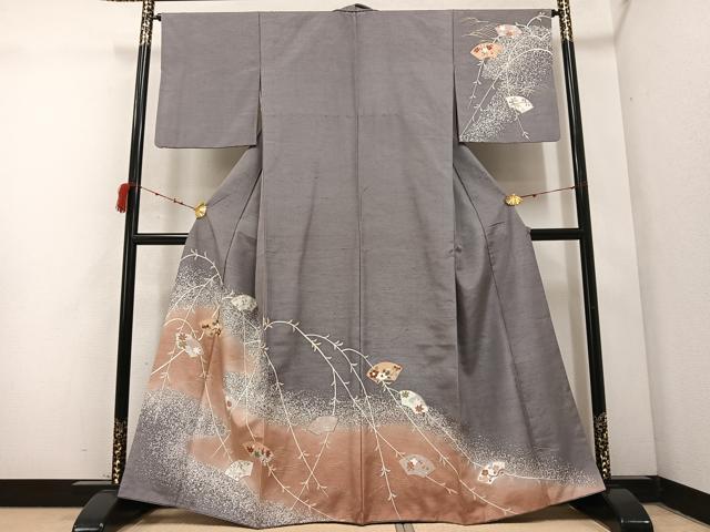 楽天市場】平和屋着物○創業140年 小糸染芸の四代目 小糸敏夫 聖峰紬