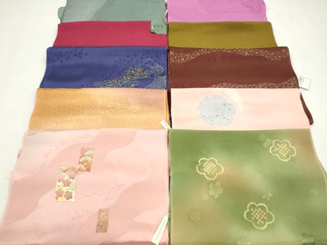 平和屋着物★和装小物 帯揚げ10枚セット 正絹 逸品 未使用 CABD8643ju