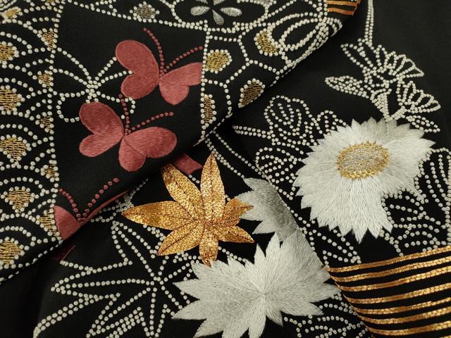 楽天市場】平和屋着物○京洛彩繍 中村京山 小紋 中国三大刺繍 相良刺繍