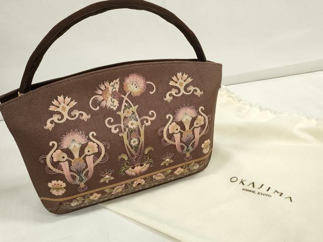 楽天市場】バッグ 和装 皇室ご愛用 京老舗岡重謹製 OKAJIMA シルク