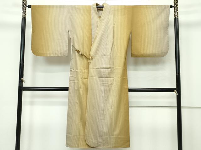 平和屋着物■極上 スリーシーズン 春夏秋 塵除け 道中着 ロング丈 間道 逸品 未使用 CZAA4244s5