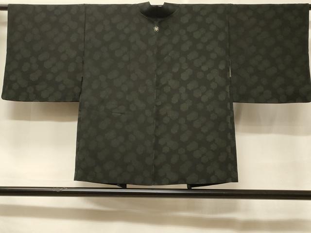 平和屋着物#羽織 正倉院花文 黒地 正絹 逸品 CABF1364in|平和屋