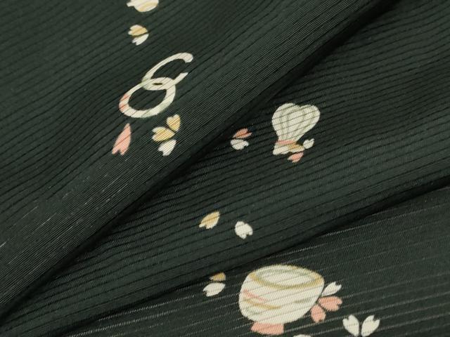 長閑やかさ屋御召しもの＊夏物 小紋 絽 茶道具 正絹 珠玉 AABD3316jd