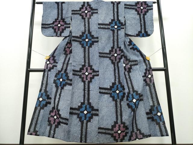 平和屋着物&there4;夏物 浴衣 有松鳴海絞り 天井文 綿 逸品 CABA0459ng｜平和屋